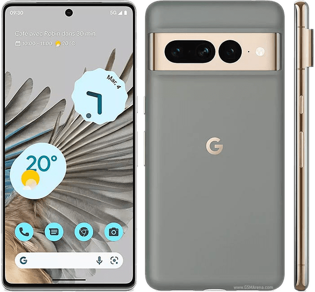 Google Pixel 7 Pro configuré avec GrapheneOS